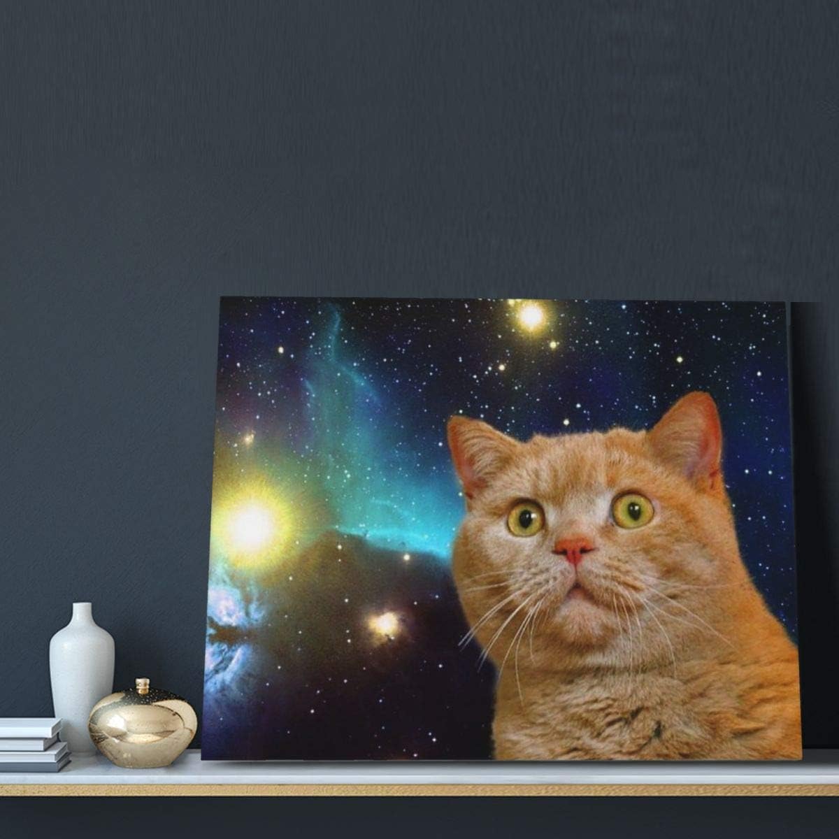 Amazon.co.jp: アートパネル ポスター 絵画 宇宙 猫 装飾画 アート
